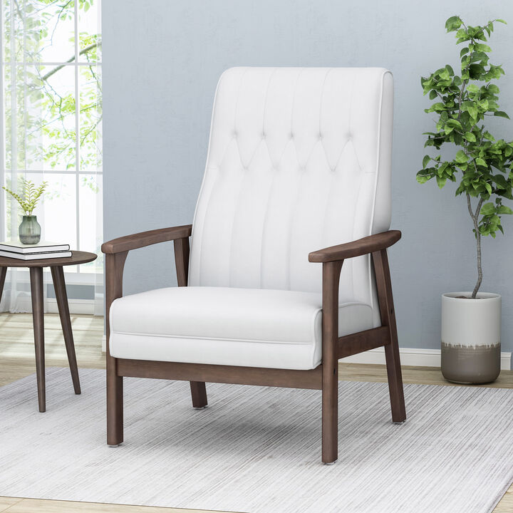 Merax Mid Century Modern Upholstered Accent Chair