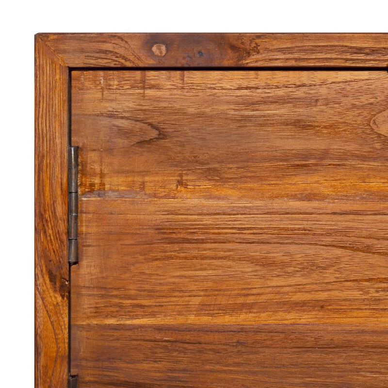 vidaXL Wall-mounted TV Cabinet 35.4"x11.8"x11.8" Solid Teak Wood