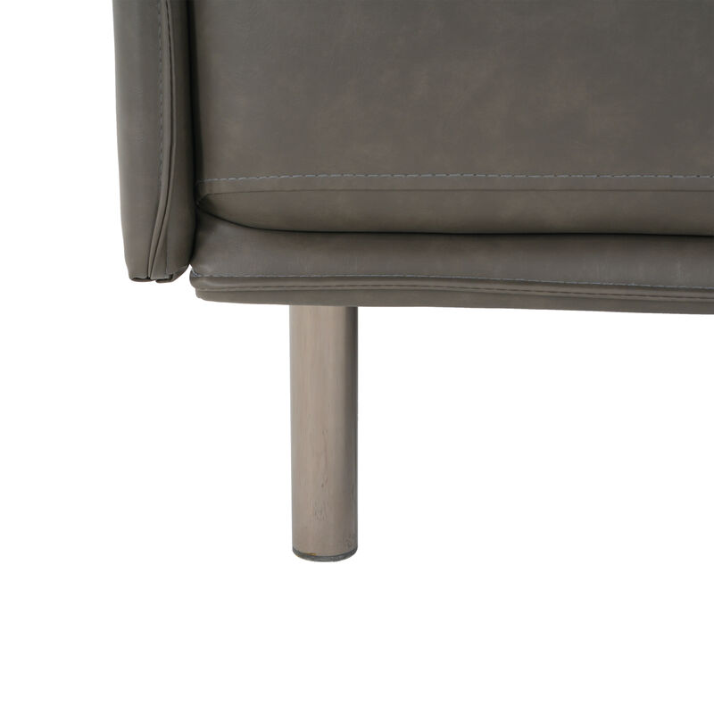 Merax PU Leather Accent Chair for Living Room