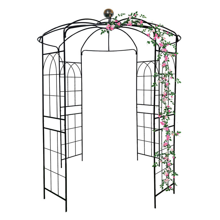 Streamdale Birdcage Shaped Metal Garden Arch Gazebo