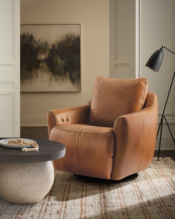 Beau Swivel with Power Footrest
