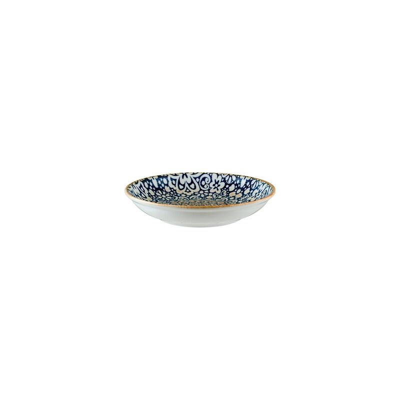 Alhambra dia.8" h:1.5" 17 oz. Round Decorated Porcelain Bowl (Set of 4)