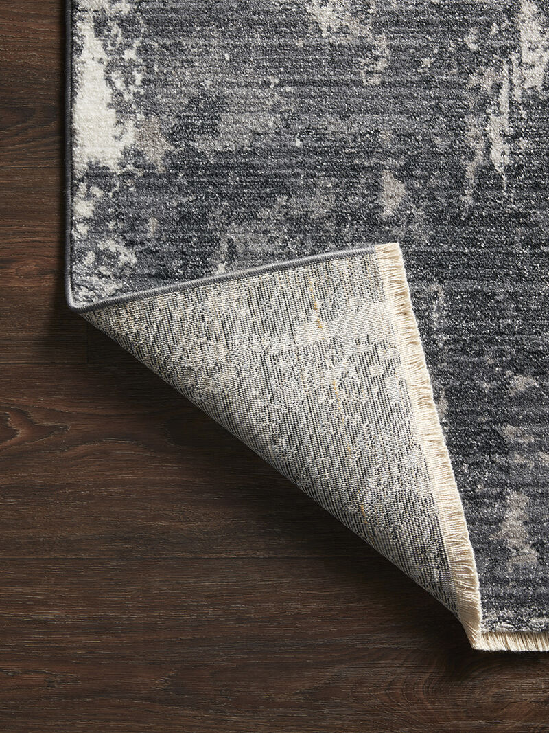Samra SAM06 Charcoal/Silver 7'10" x 10' Rug
