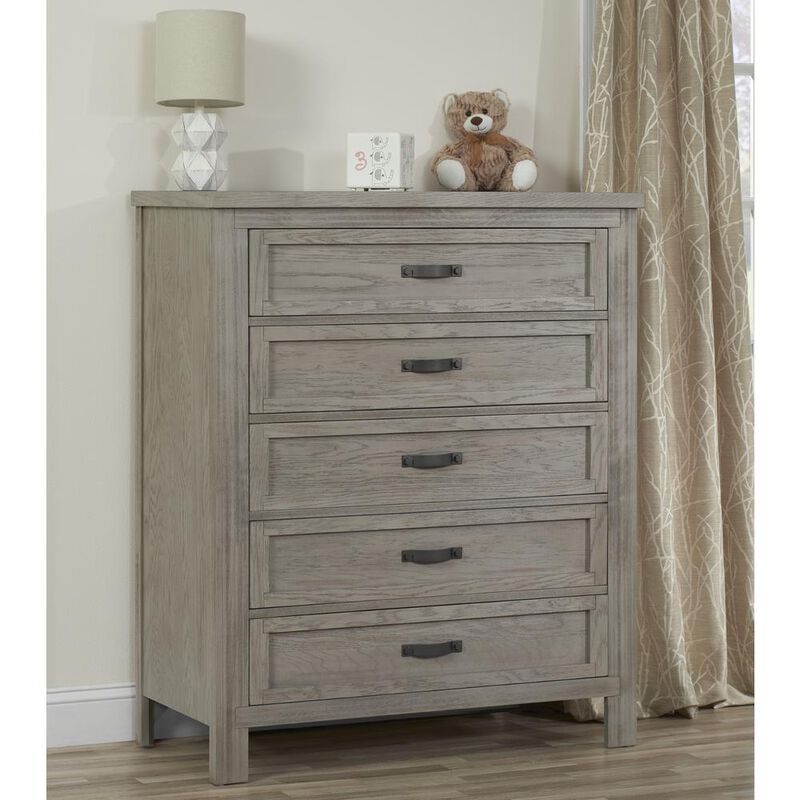 Soho Baby Hanover 5 Dr Chest Oak Gray