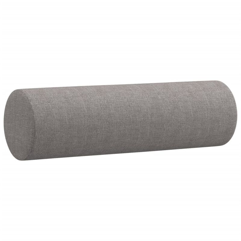 vidaXL Throw Pillows 2 pcs Light Gray 5.9"x19.7" Fabric