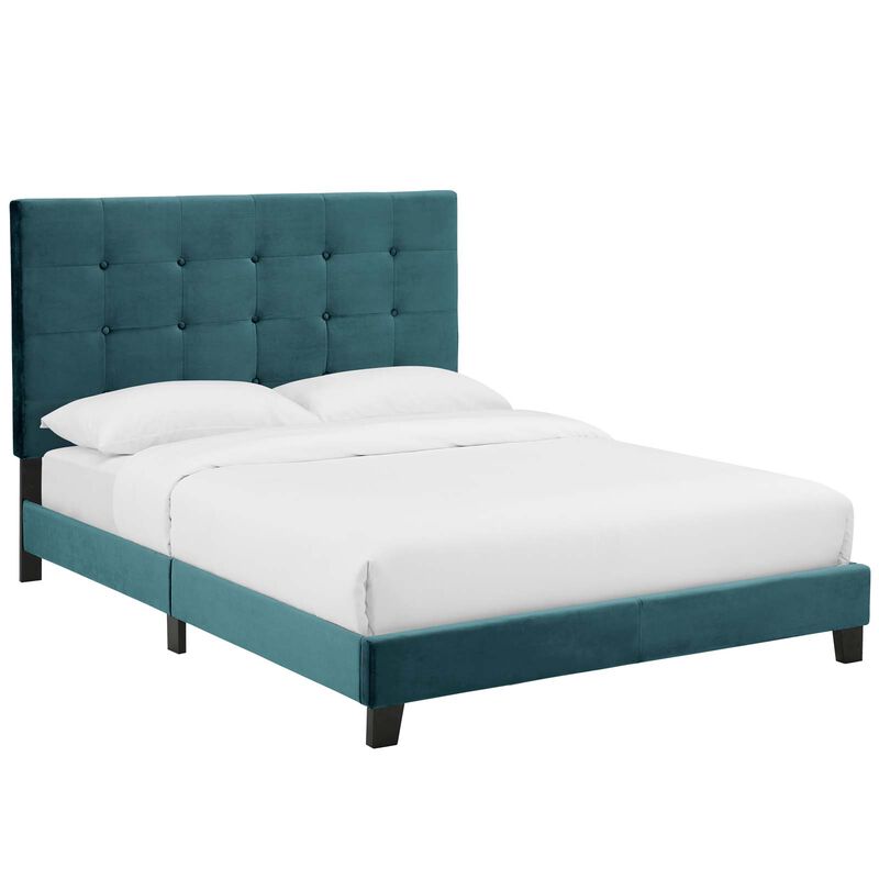 Modway - Melanie Full Tufted Button Upholstered Performance Velvet Platform Bed