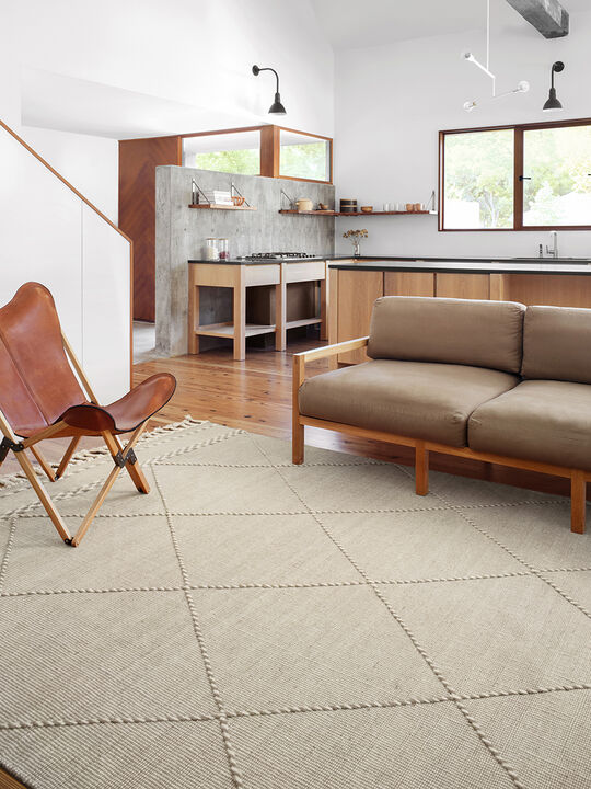 Sawyer SAW03 Sand 18" x 18" Sample Rug