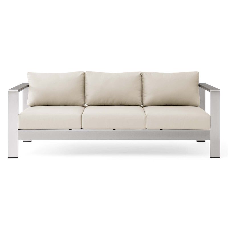 Modway - Shore Outdoor Patio Aluminum Sofa
