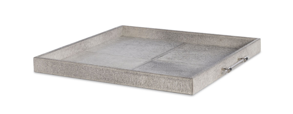 Sterling Large Hair-on-hide Tray