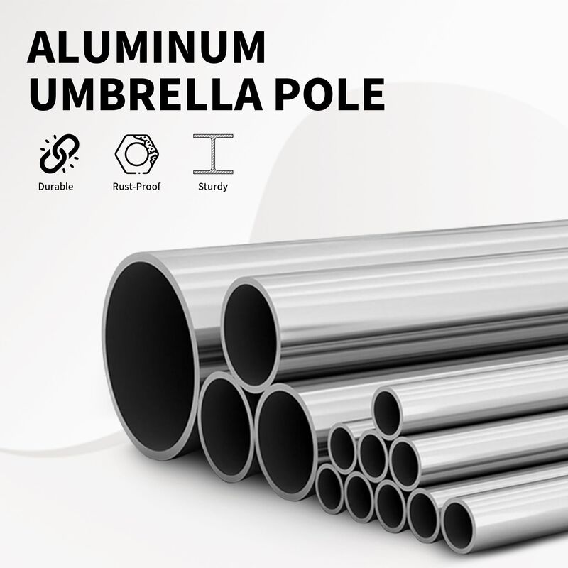 MONDAWE 10 FT Patio Umbrella, Outdoor Table Umbrella with Push Button Tilt and Crank, UV Protection Waterproof Market Sun Umbrella with 8 Sturdy Ribs for Garden, Deck, Backyard, Pool