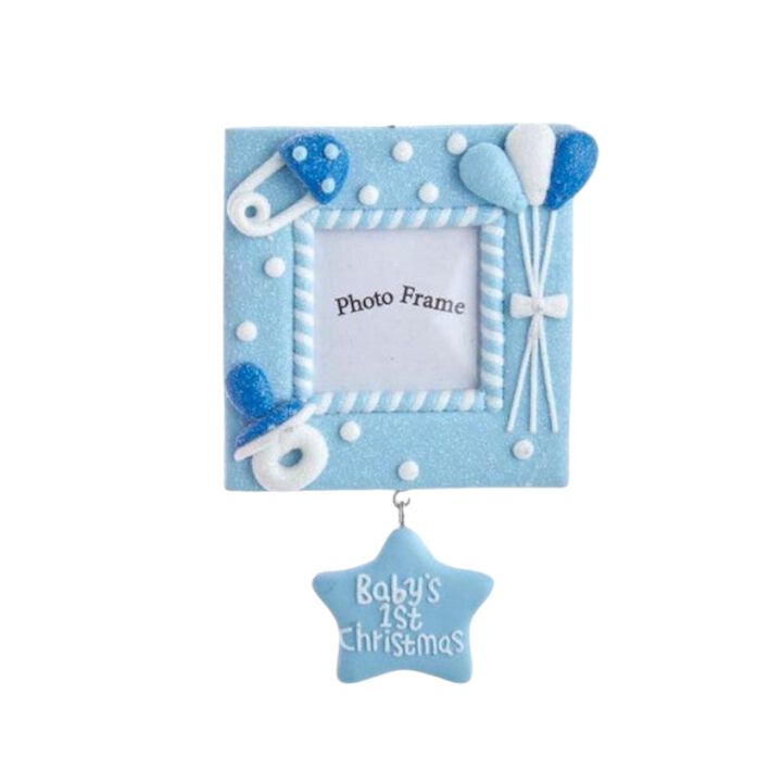 Baby's 1st Christmas Picture Frame Ornaments