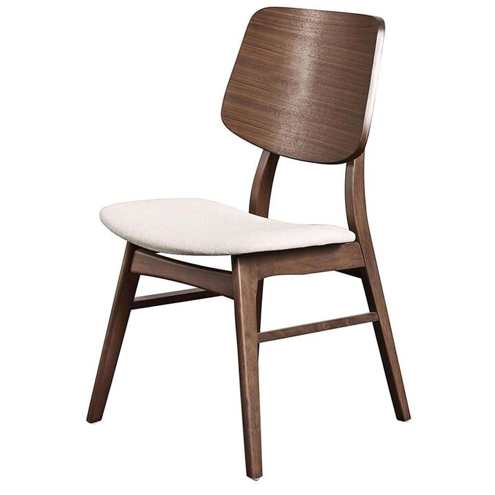 New Classic Furniture Oscar Walnut Solid Wood Dining Chair (Set of 4)