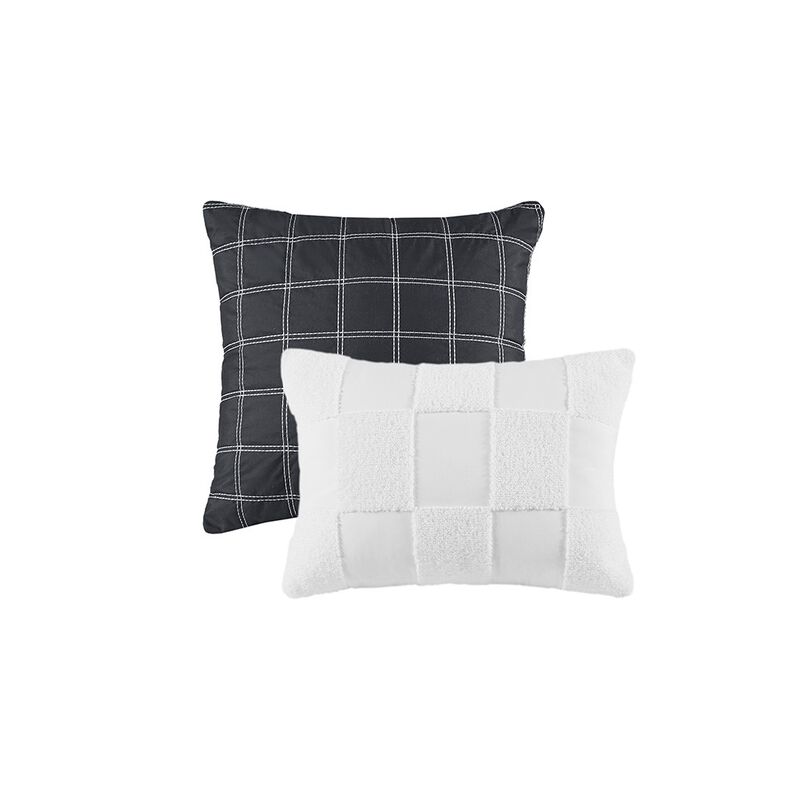 Gracie Mills Mariana Checkered Comforter Set