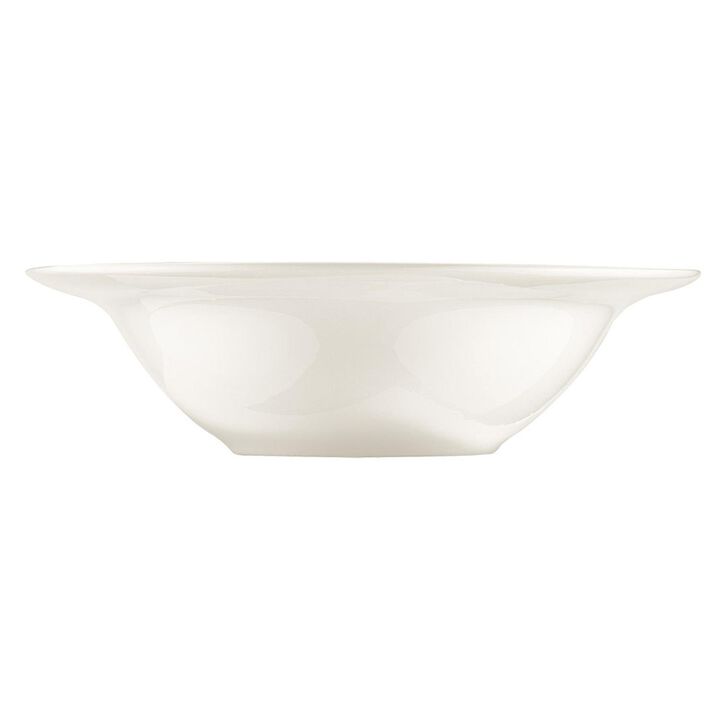 Gourmet dia.9" h:2.5" 24 oz. Round Warm White Porcelain Bowl (Set of 2)