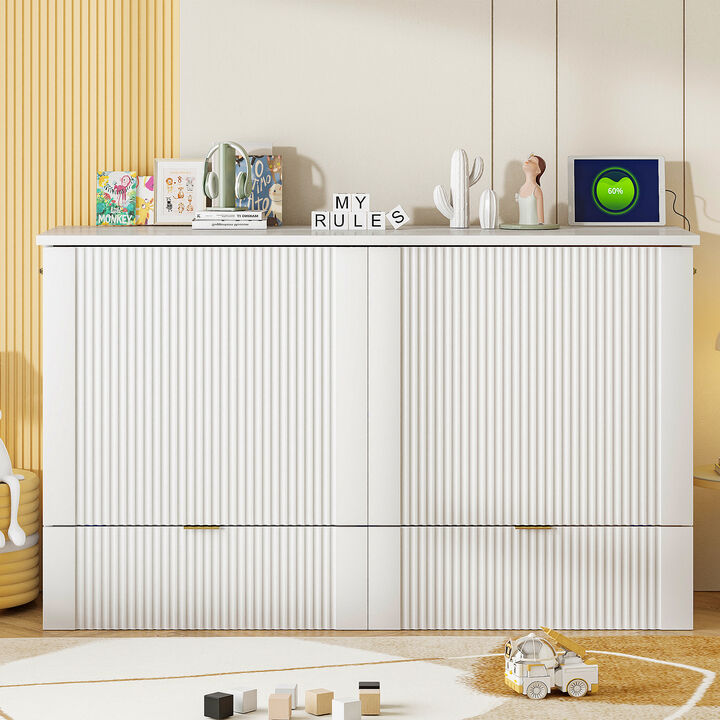 Merax Murphy Bed with Sockets and USB Ports