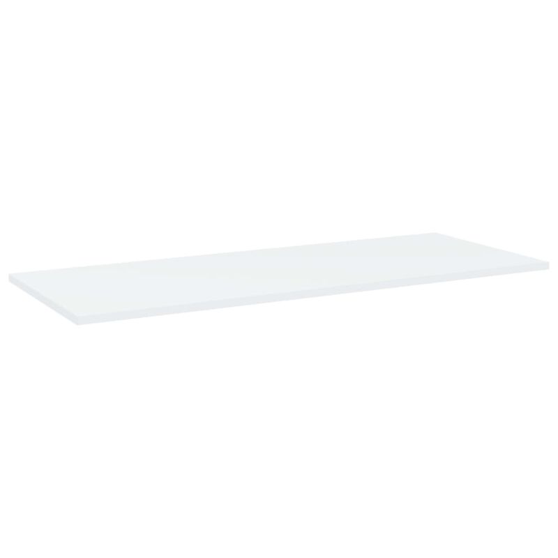 vidaXL Bookshelf Boards 4 pcs White 39.4"x15.7"x0.6" Chipboard
