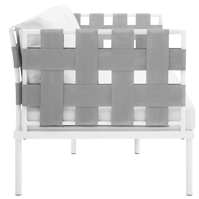 Modway - Harmony Outdoor Patio Aluminum Loveseat