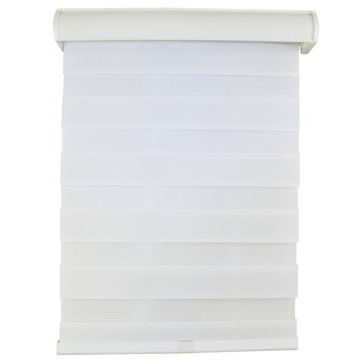 Cordless Alternating Shade Roller Blind, 34" x 72"