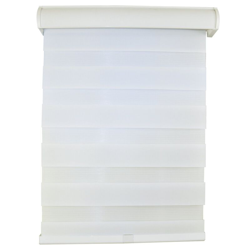 Cordless Alternating Shade Roller Blind, 27" x 64"