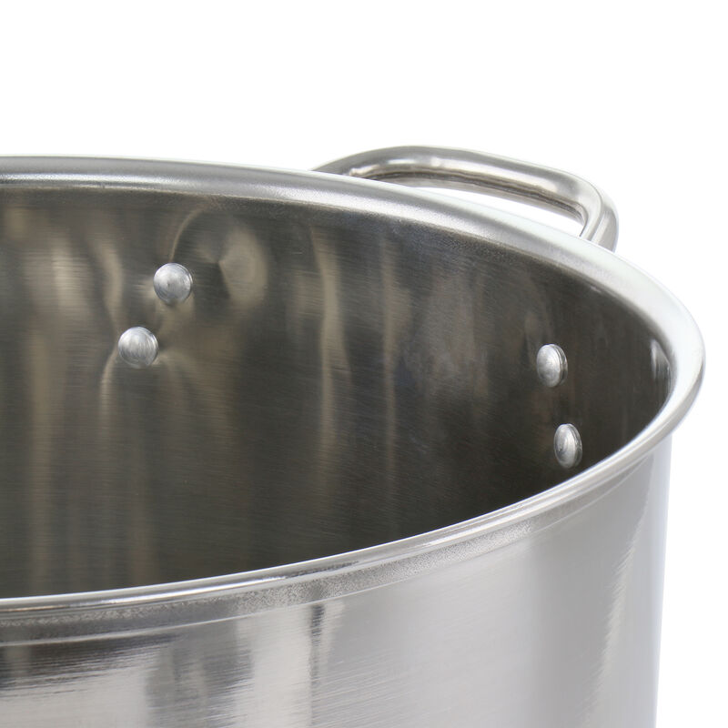 Gibson Everyday Whittington 16 Quart Stainless Steel Stock Pot with Lid
