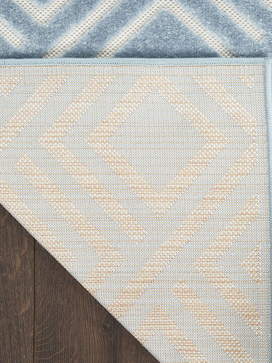 Care Free CAF03 Blue 7'10" x 9'10" Rug
