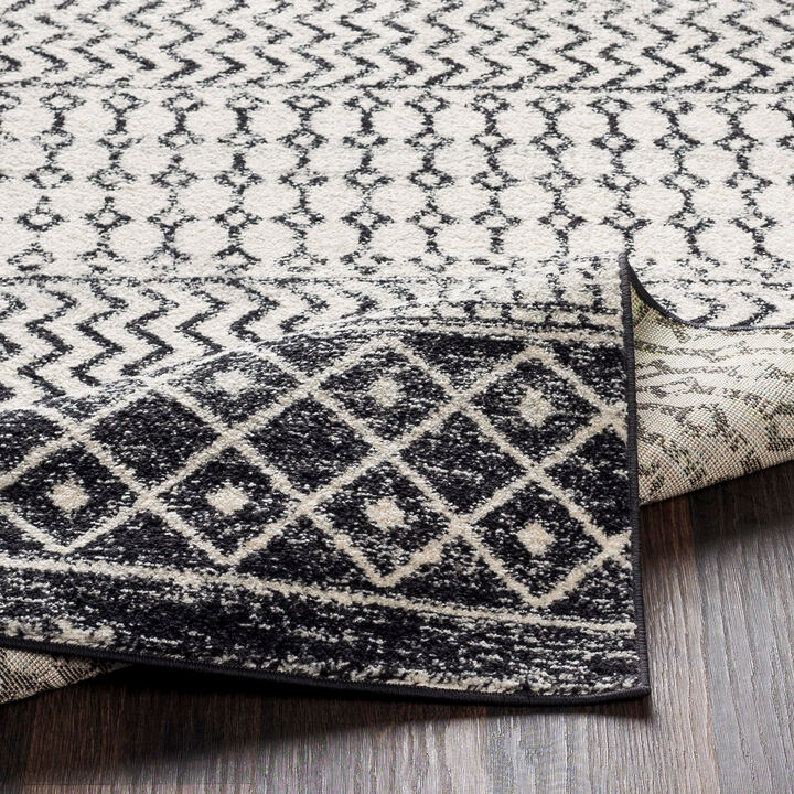 Elaziz ELZ-2345 7'10' x 10'3' Black Rug