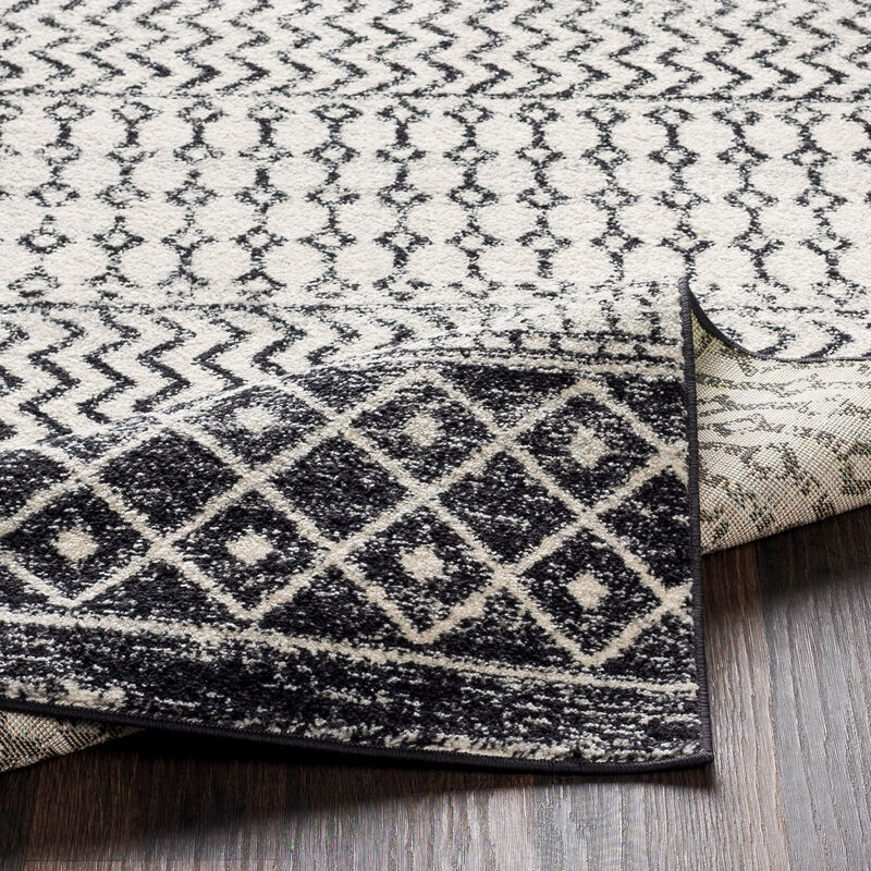 Elaziz ELZ-2345 7'10' x 10'3' Black Rug