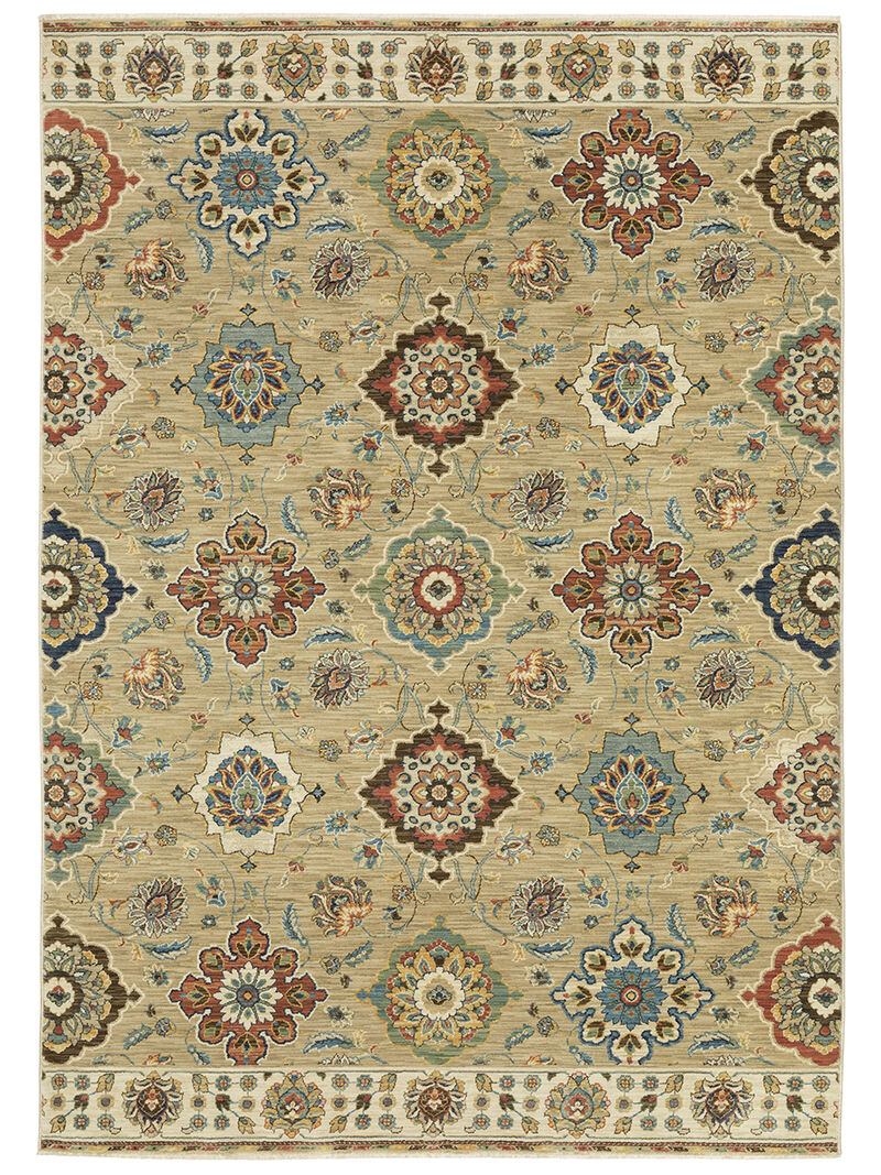 Francesca 3'3" x 5' Beige Rug