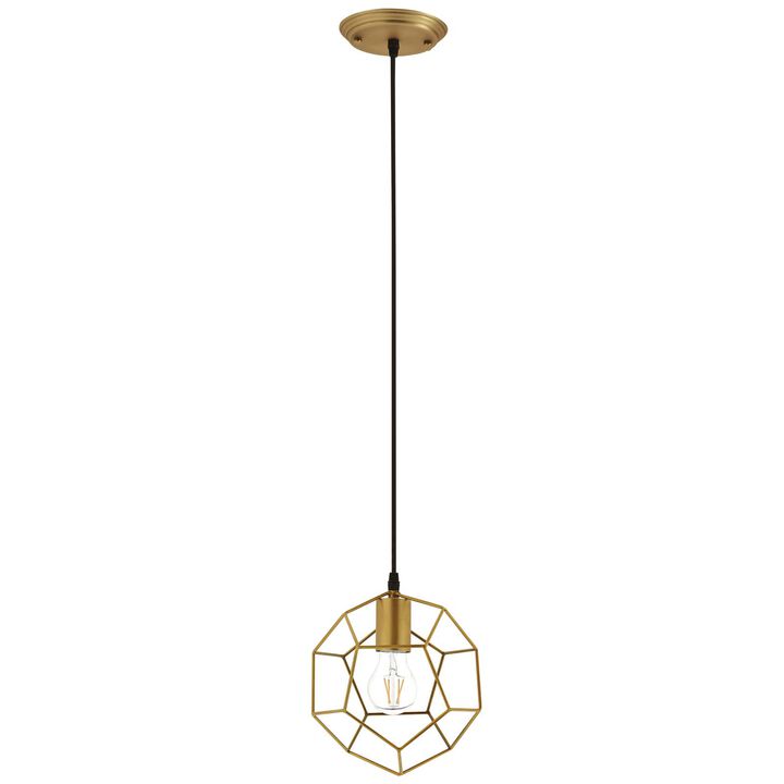Pique Rose Gold Metal Ceiling Fixture