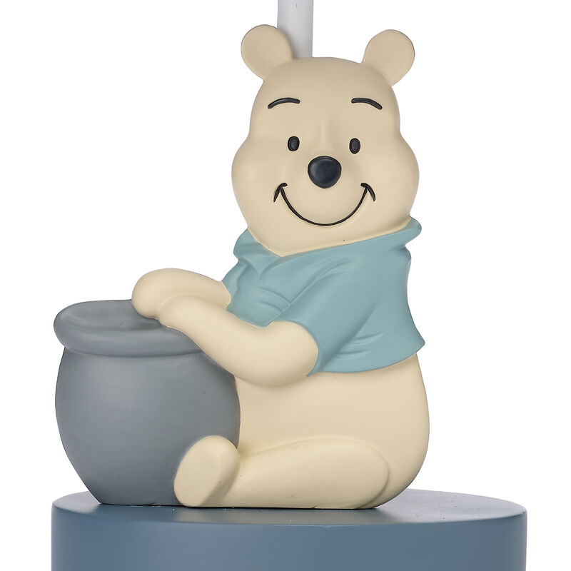 Lambs & Ivy Disney Baby Forever Pooh Gray Lamp with Shade & Bulb