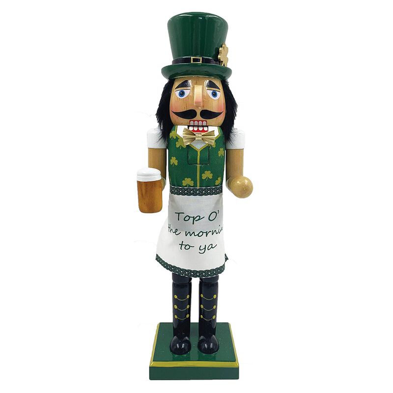 17" St. Patrick's Day "Top O' the Morning to Ya" Nutcracker