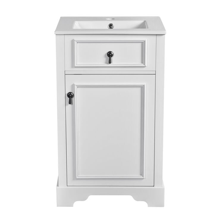 Merax Bathroom Vanitywith Ceramic Sink