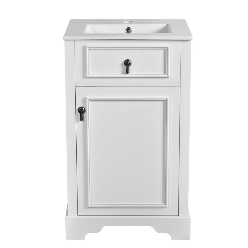 Merax Bathroom Vanitywith Ceramic Sink