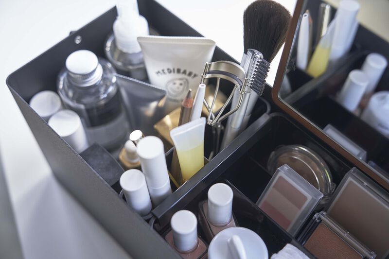 Makeup Organizer with Mirror