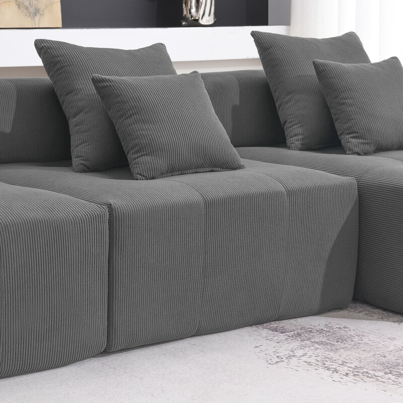 Merax L Shaped Modular Sectional Sofa
