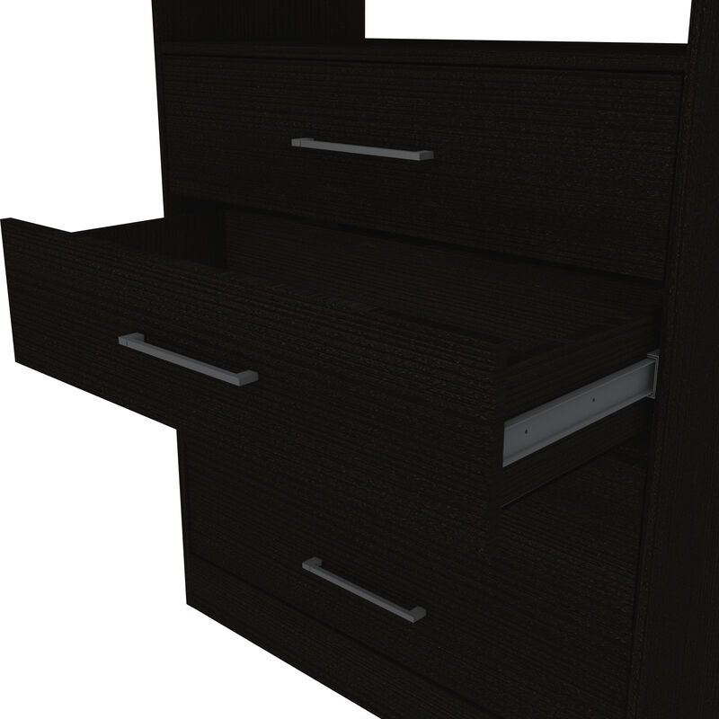 DEPOT E-SHOP Kairo Dresser, Four Drawers, One Shelf, Superior Top, White