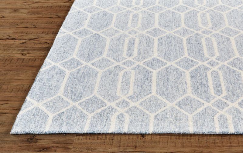 Belfort 8777F Blue/Ivory 5' x 8' Rug