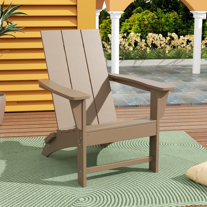 WestinTrends Modern Folding Adirondack Chair