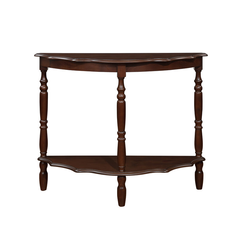 Merax Retro Console Table with 1 Open Shelf