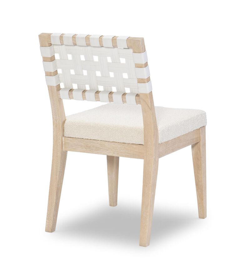Biscayne Woven Strap Back Side Chair