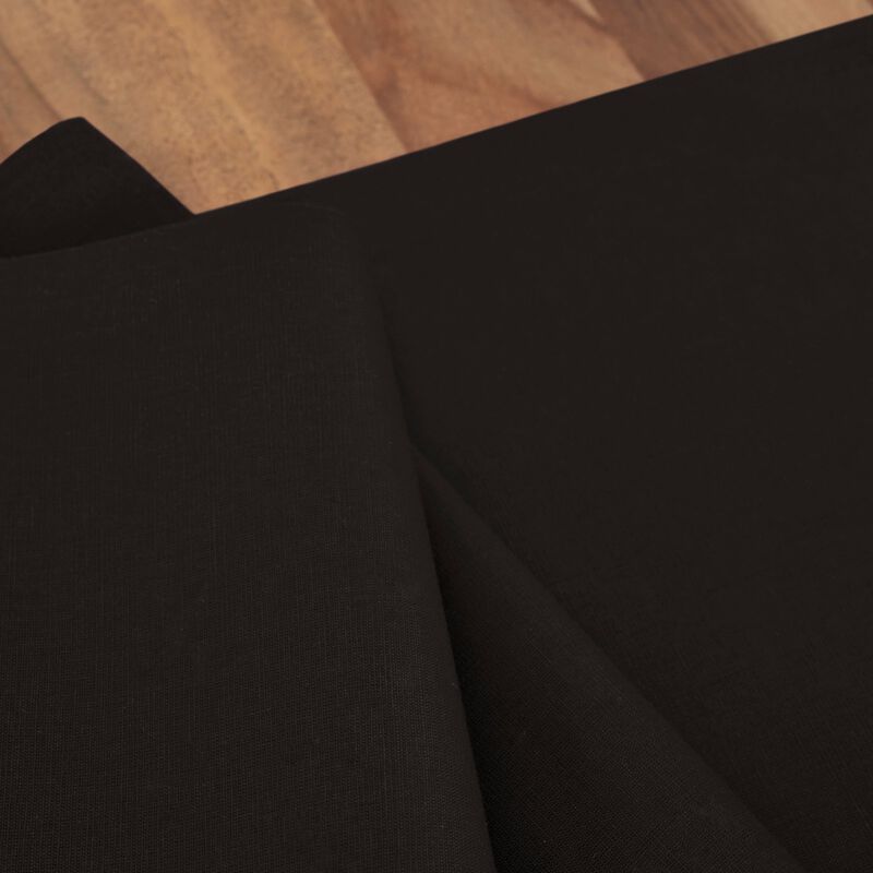 Solino Home Cotton Linen Plain Table Runner | Dru