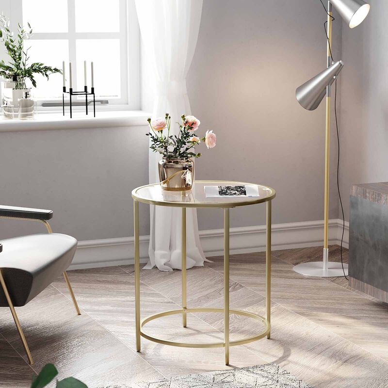 Round Side Table - Stylish and Functional Accent for Any Room