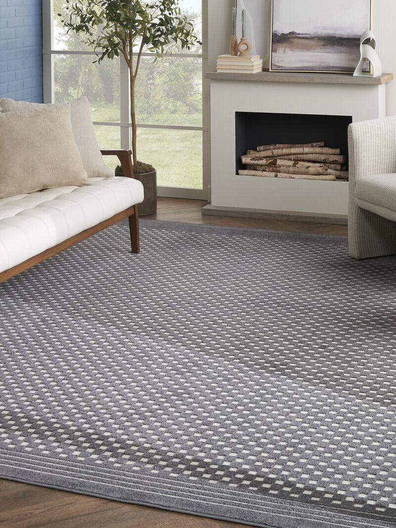 Care Free CAF02 Gray 7'10" x 9'10" Rug