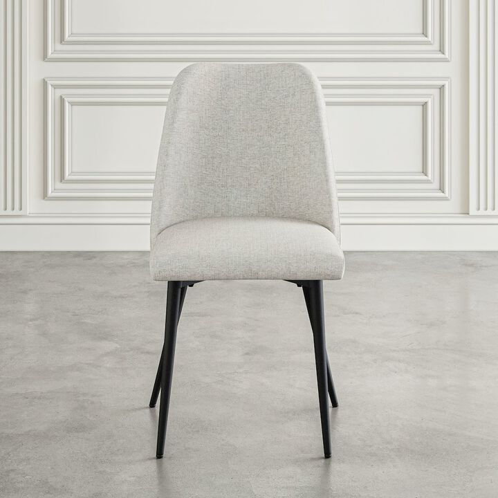 Jofran Macey Contemporary Modern Upholstered Dining Chair (Set of 2)