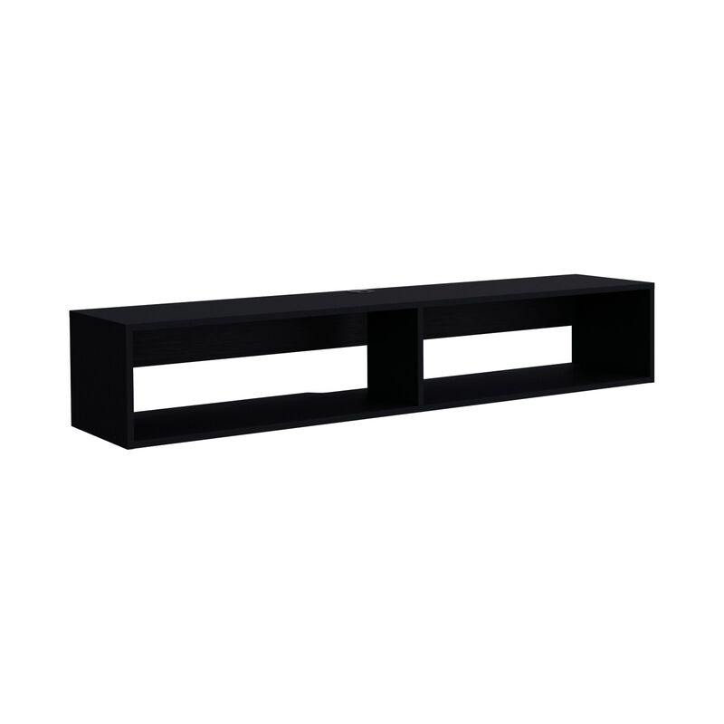 Floating Tv Stand Moore, Living Room, Black