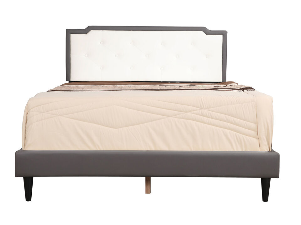Deb Tufted Queen Panel Bed