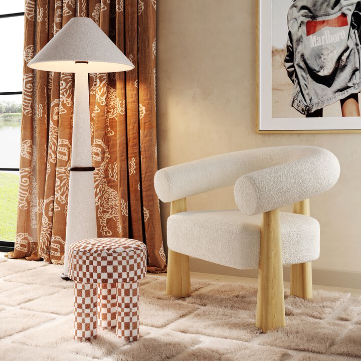 Spara Black Performance Boucle Accent Chair