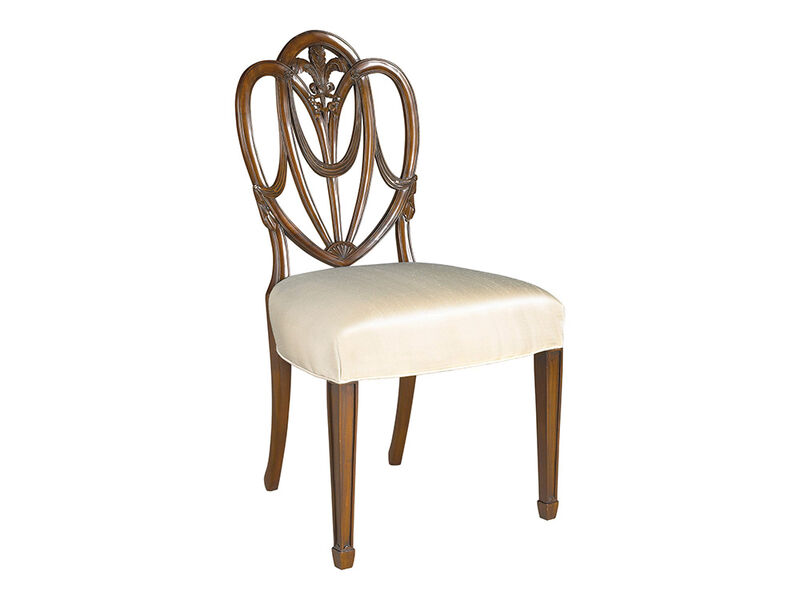 Heart Side Chair Pearl