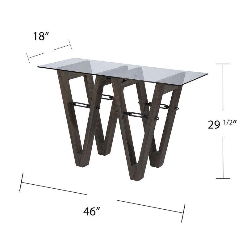 Remi Reclaimed Wood Console