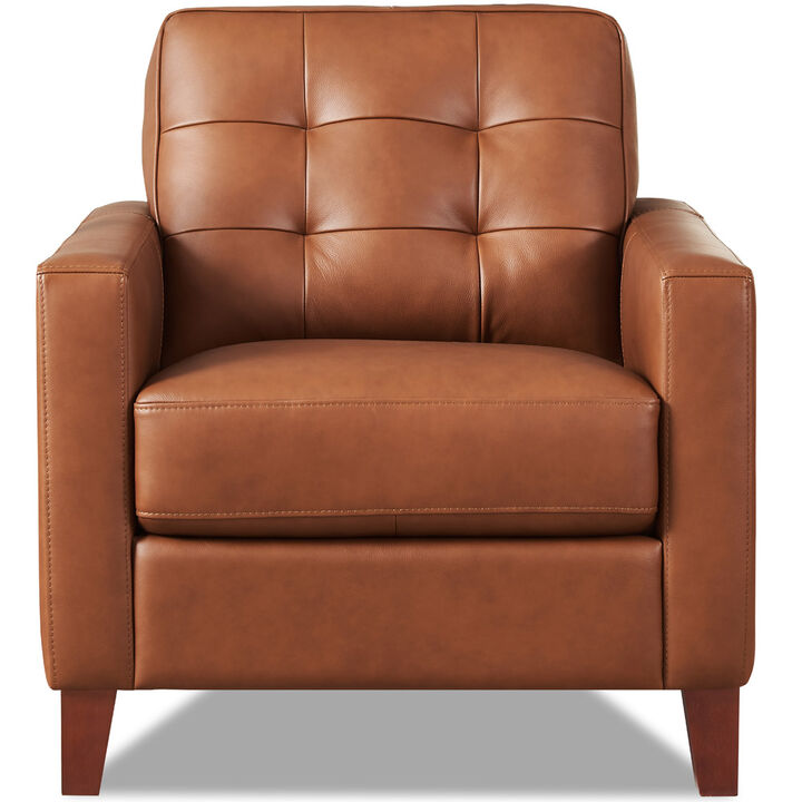 Aiden Top Grain Leather Chair